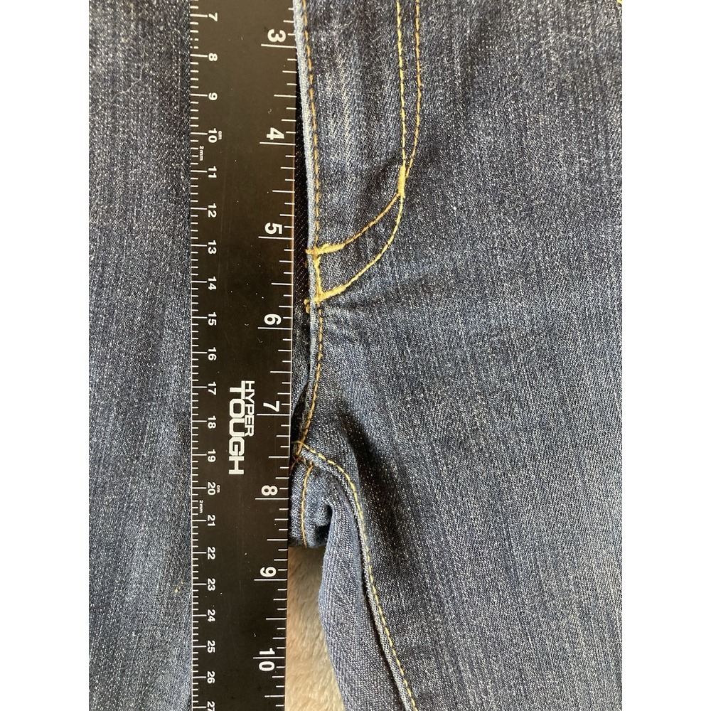 DNKY Jeans‎ Womens Size 5 Low Rise Straight Stretch Denim Blue - Picture 11 of 14
